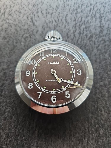 Ruhla mechanische taschenuhr - ,