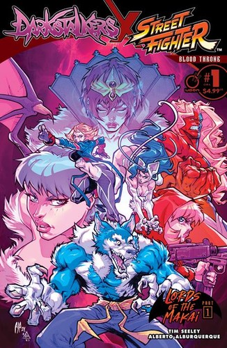Darkstalkers street fighter - darkstalkers,