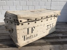 Vintage Reisekoffer Segeltuch