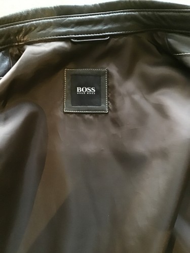 Supercoole boss lederjacke - -,