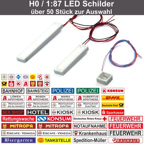 Led schild beleuchtet 87 - led,
