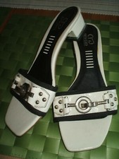 Sexy Strandschuhe Partyschuhe Zoccoli Pantoletten Sandaletten Clogs Mules 36 NEU