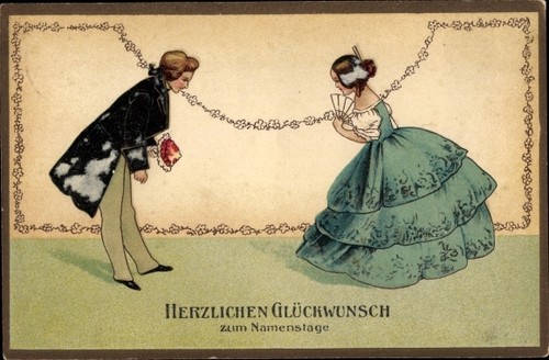 Präge glückwunsch - ak,