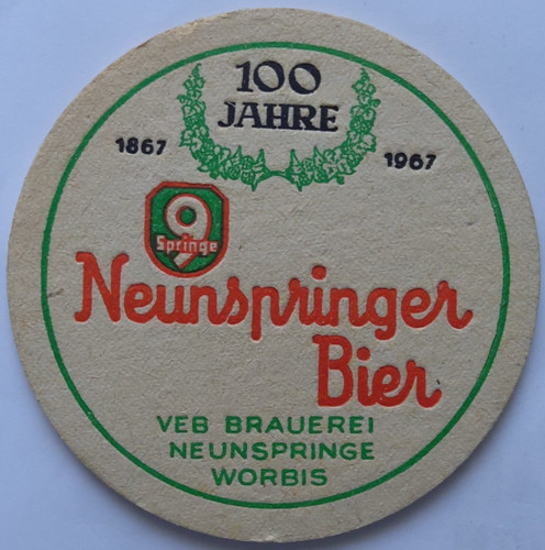 Alter ddr bierdeckel - ddr, veb