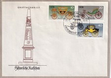Ersttagsbrief - "Historische Kutschen" mit Marken und Stempel - 1976