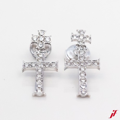 Ohrhänger 18k weißgold - ohrhänger, 34