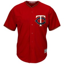 MLB Baseball Trikot Minnesota Twins Rot Cool base Majestic Jersey