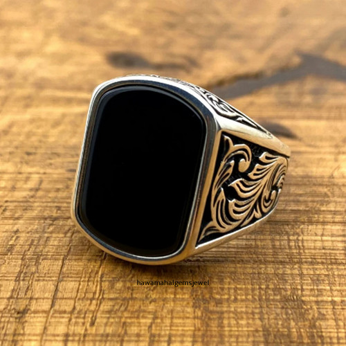 Natürlicher schwarzer onyx - schwarzer,
