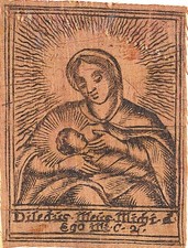 Andachtsbild Gottesmutter