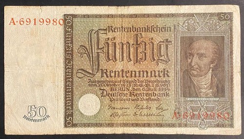 Rentenmark 1934 deu - 50,