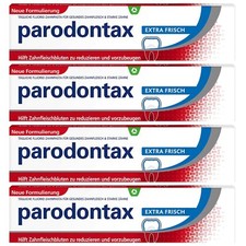 Parodontax Zahnpasta Zahncreme Extra Frisch 75ml 4er Pack, 4x75ml, MHD:2027,OvP