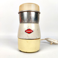 Vintage Kaffeemühle Krups D5 – Beige, 50er Jahre, Druckschalter, 110 W