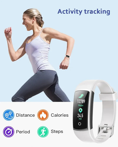 Graue fitnessuhr mit - graue,