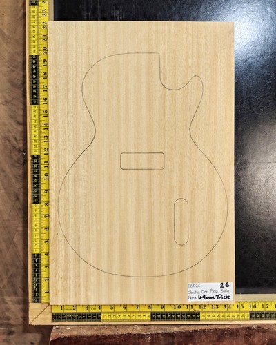Obeche gitarrenbau korpus - gitarrenbau,