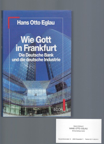 Hans otto eglau - eglau, gott