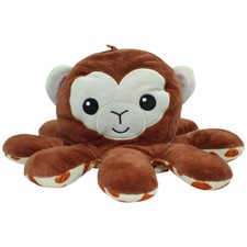 FLOTI Flos Toys, Wendekrake Affe/Giraffe Kuscheltier 22cm Gebraucht Oktopus Krak