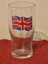 Englisches Pint Bier Glas Mit Aufdruck Flagge 