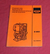 Ersatzteilliste HATZ Diesel