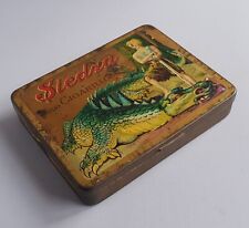 Siedra Cigarillos alte Blechdose leer Siegfried Drachentöter