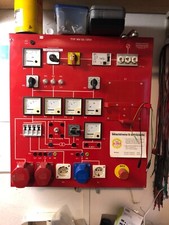 VDE-Meßtafel / Werkstattprüfverteilung, gebraucht, gut erhalten.              