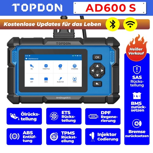 Topdon ad600s kfz obd2 - 2.0,