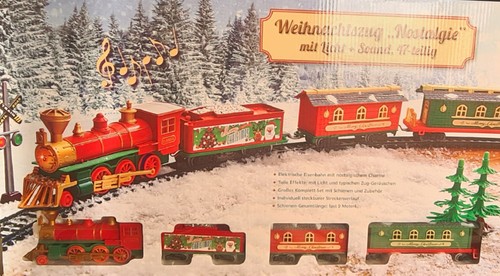 Weihnachtszug nostalgie mit - weihnachtszug, "nostalgie"