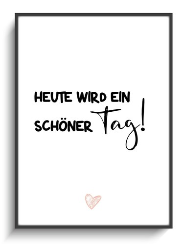 Kunstdruck minimal schöner - minimal,