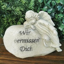 Grabengel mit Stein " Wir