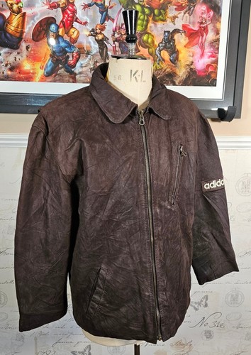 Vintage adidas lederjacke - vintage,