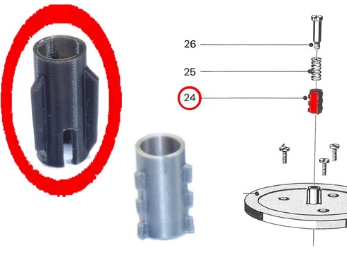 Spulenhalte dreizack modell - spulenhalte-dreizack,