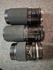 Tokina Objektiv: 1 St. 135 mm 1:2,8 &  2 St. 80-200 1:4 F 55 mm,