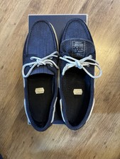 Sebago Docksides Spinnaker Herren Navy Marine Blau Leder US 11 Eu 45 cm29