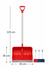 Schneeschaufel 125 cm breit 43
