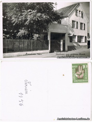Ansichtskarte raunheim - ansichtskarte, (main)