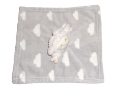WIE NEU* Pusblu Schmusetuch weiß Wolke grau Schaf Lamm Schnuffeltuch Kuscheltuch