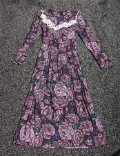 Gunne Sax Vintage Floral Lave