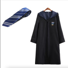 Halloween Kostüm Magisches Umhang mit Krawatten Erwachsen 170-180cm Ravenclaw