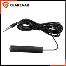 Autoradioantenne Universal Windschutzscheibe Klebeantenne Radio LKW Boot Schwarz