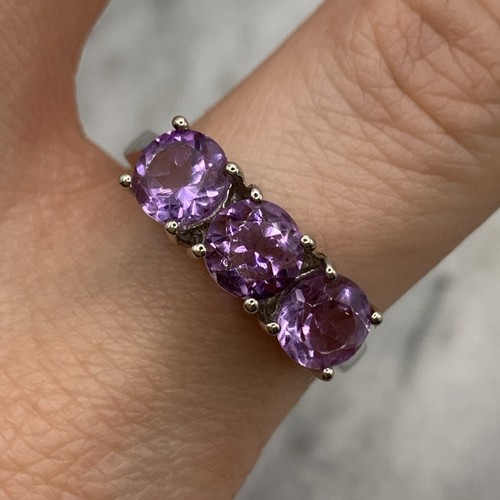 Amethyst ring 925 - amethyst,
