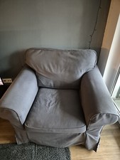 Ektorp Sessel inkl Hocker mit