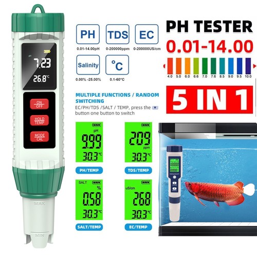5in1 wert wasser messgerät - 5in1,