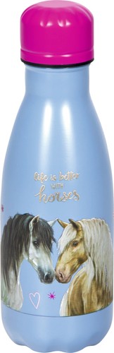 Edelstahlflasche pferdefreunde - edelstahlflasche,