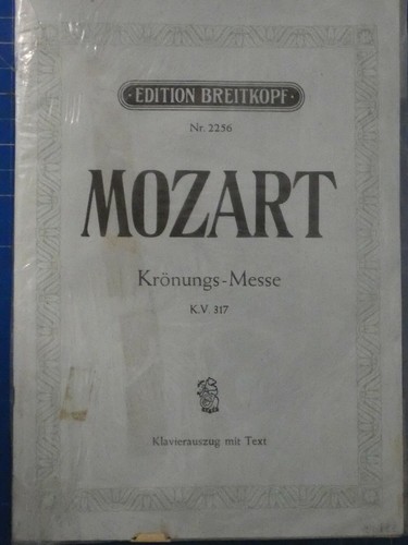 Mozart krönungs messe - mozart,