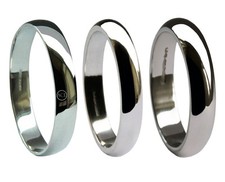 3mm 950 Platinum D-Form