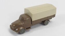 Wiking H0 unverglast - Saure 157/5 C Magirus Pritschen-LKW mit Plane blassbraun