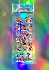 Seltene Mickey Micky Maus Minnie Sticker Aufkleber wie 90er 80er Vintage Puffy