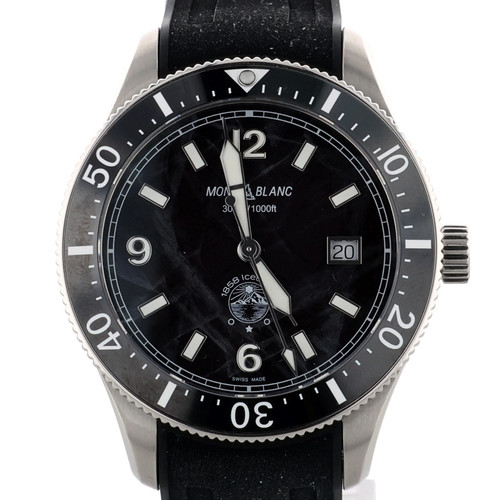 Montblanc 1858 iced sea - montblanc,