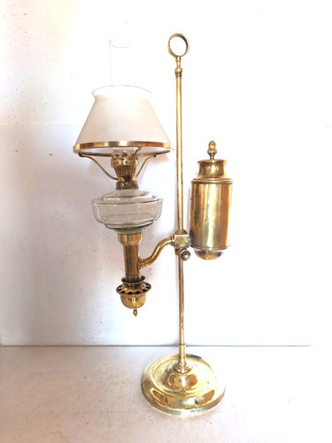 Alte öl lampe schiebelampe - alte, lampe,