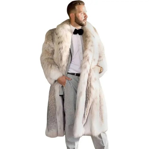 Herren wintermantel pelzmantel - herren,