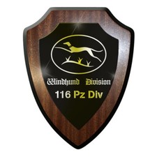 Wappenschild  116. PzDiv Panzerdivision Windhund Hürtgenwald Bundeswehr #8822  